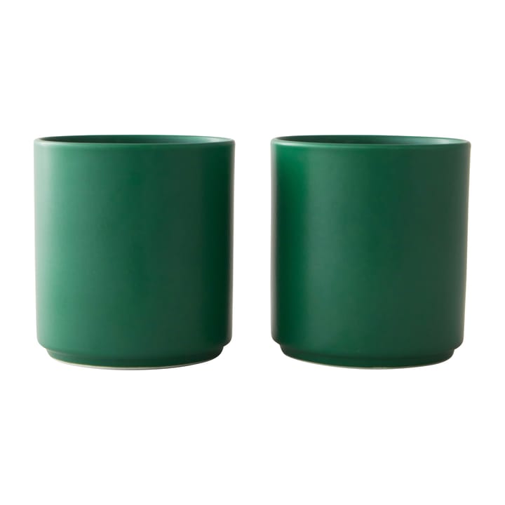 Ma tasse préférée Design Letters 25 cl, pack de 2 - Vert gazon - Design Letters