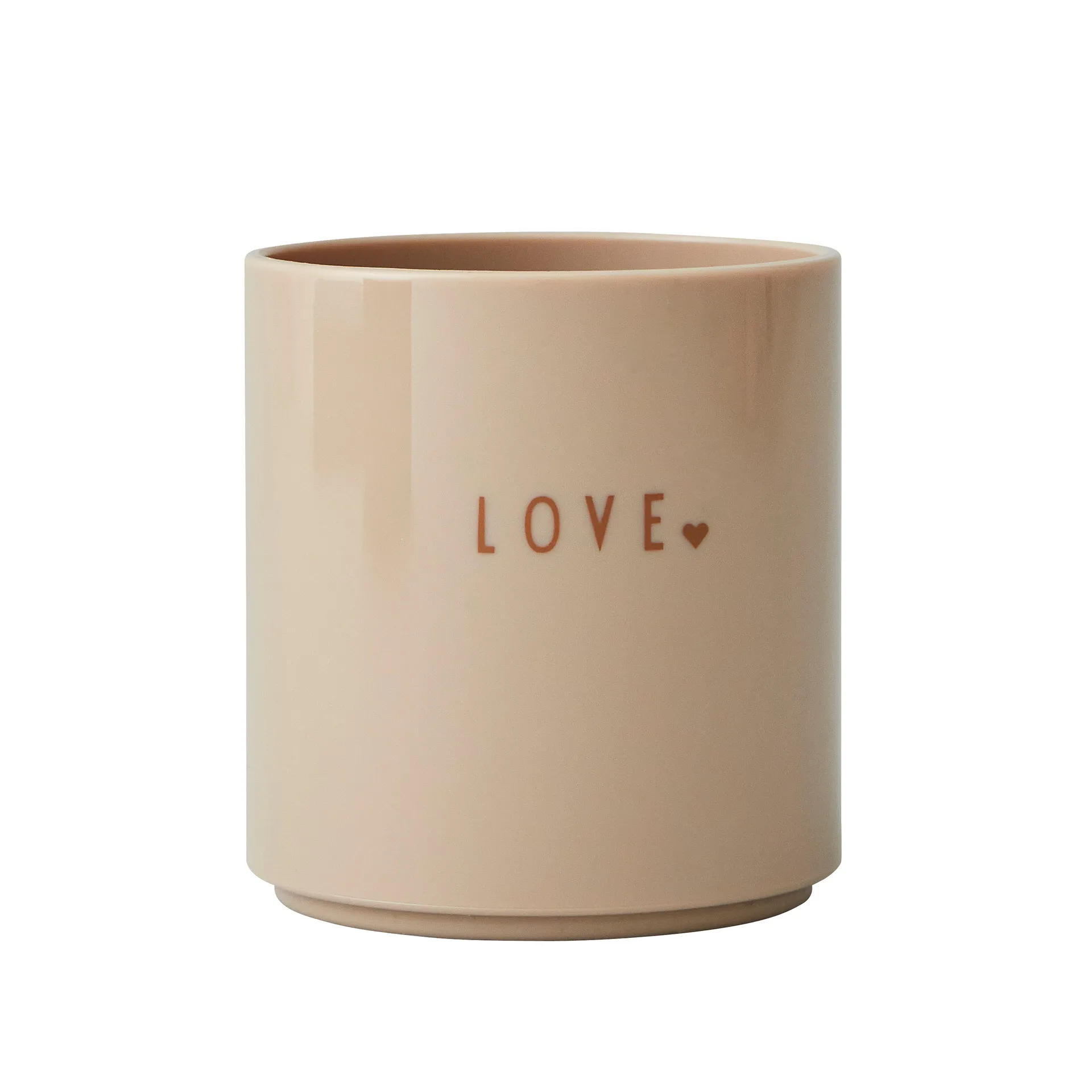 Mini tasse favorite Design Letters, Love (beige) Design Letters