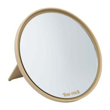 Miroir de table Mirror Mirror Ø21 cm - Beige - Design Letters