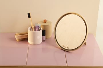 Miroir de table Mirror Mirror Ø21 cm - Beige - Design Letters