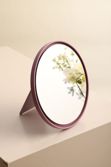 Miroir de table Mirror Mirror Ø21 cm - Lavender - Design Letters