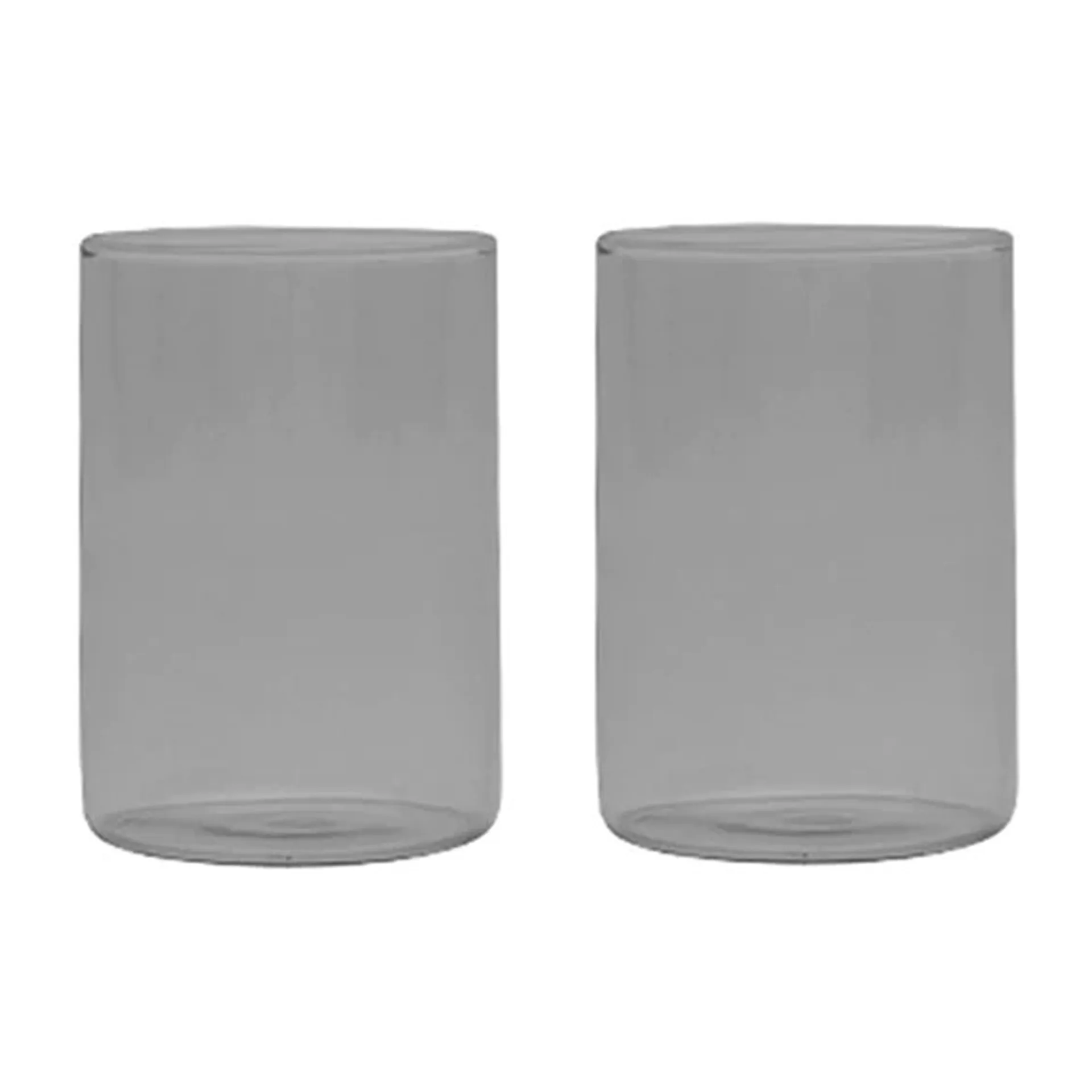 Mon verre préféré Design Letters 35 cl, pack de 2, Fumée Design Letters
