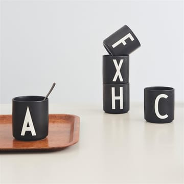 Mug Design Letters noir - A - Design Letters