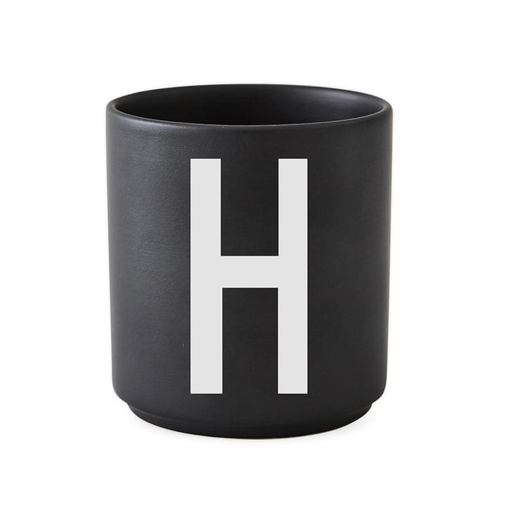 Mug Design Letters noir - H - Design Letters