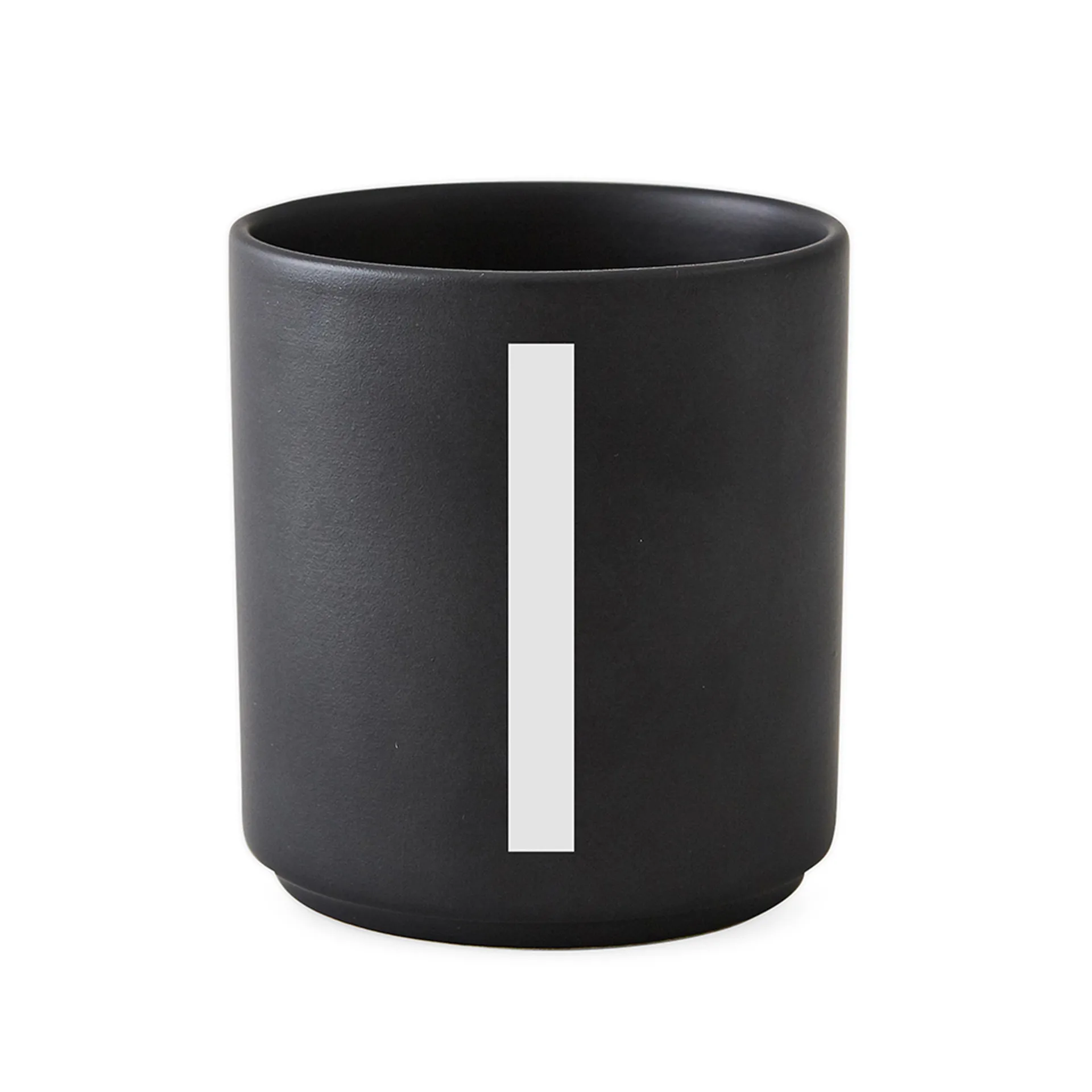 Mug Design Letters noir, I Design Letters