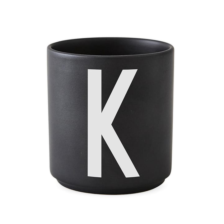 Mug Design Letters noir - K - Design Letters