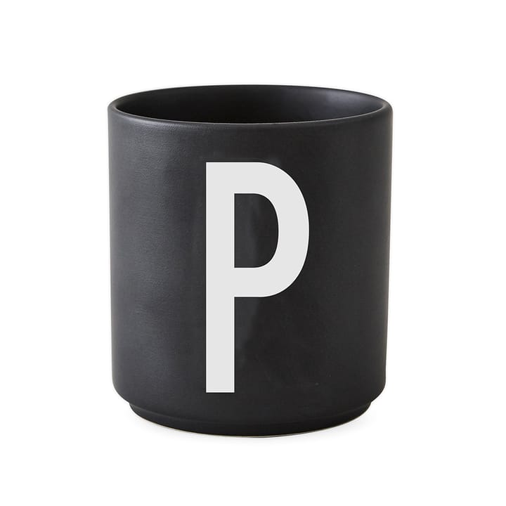 Mug Design Letters noir - P - Design Letters