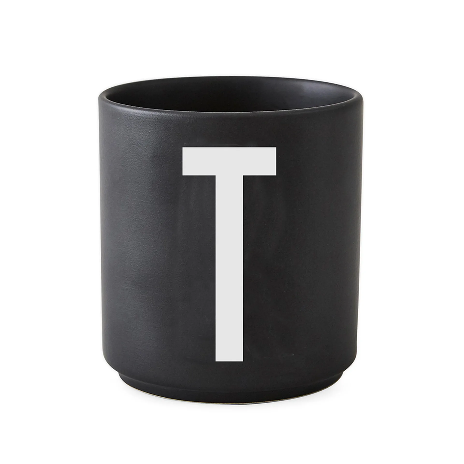 Mug Design Letters noir, T Design Letters