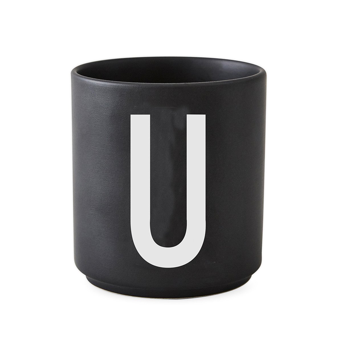 Design Letters Mug Design Letters noir U | Design Scandinave | Tasses à café | Noir