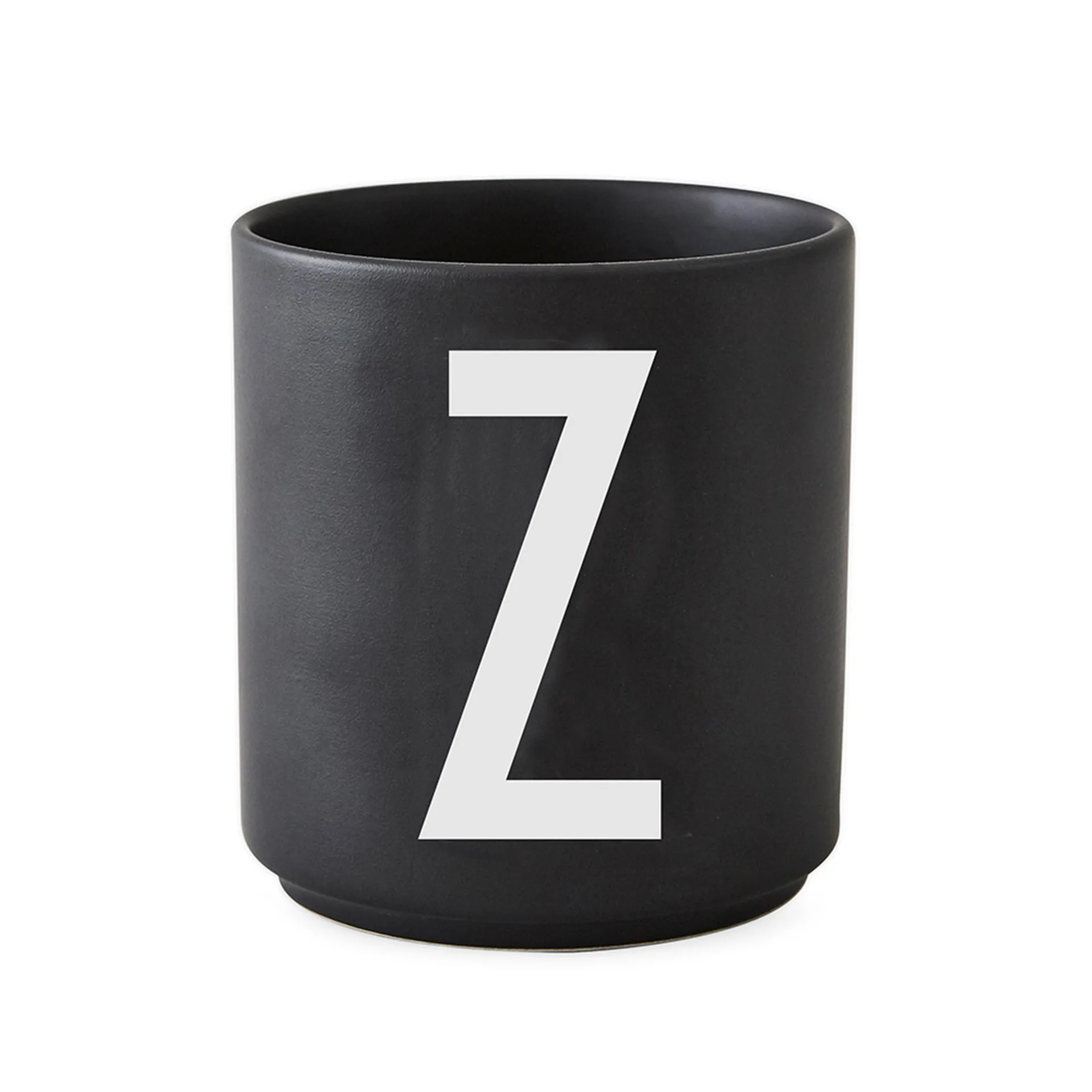 Mug Design Letters noir, Z Design Letters