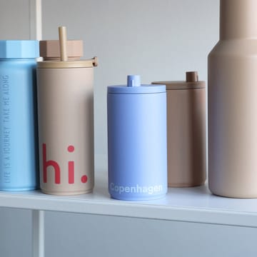 Mugg à emporter 35 cl Design Letters - Blue - Design Letters