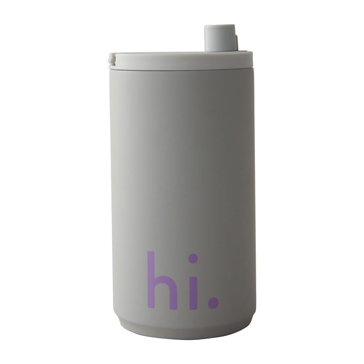 Mugg à emporter 35 cl Design Letters - Hi-gris froid - Design Letters