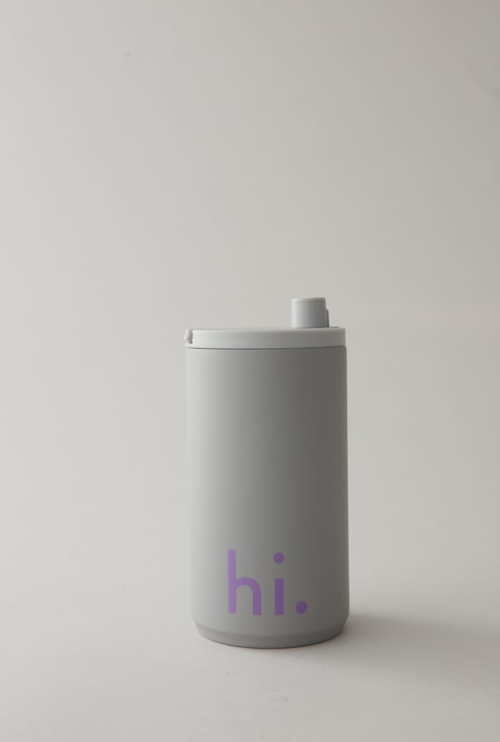 Mugg à emporter 35 cl Design Letters, Hi-gris froid Design Letters