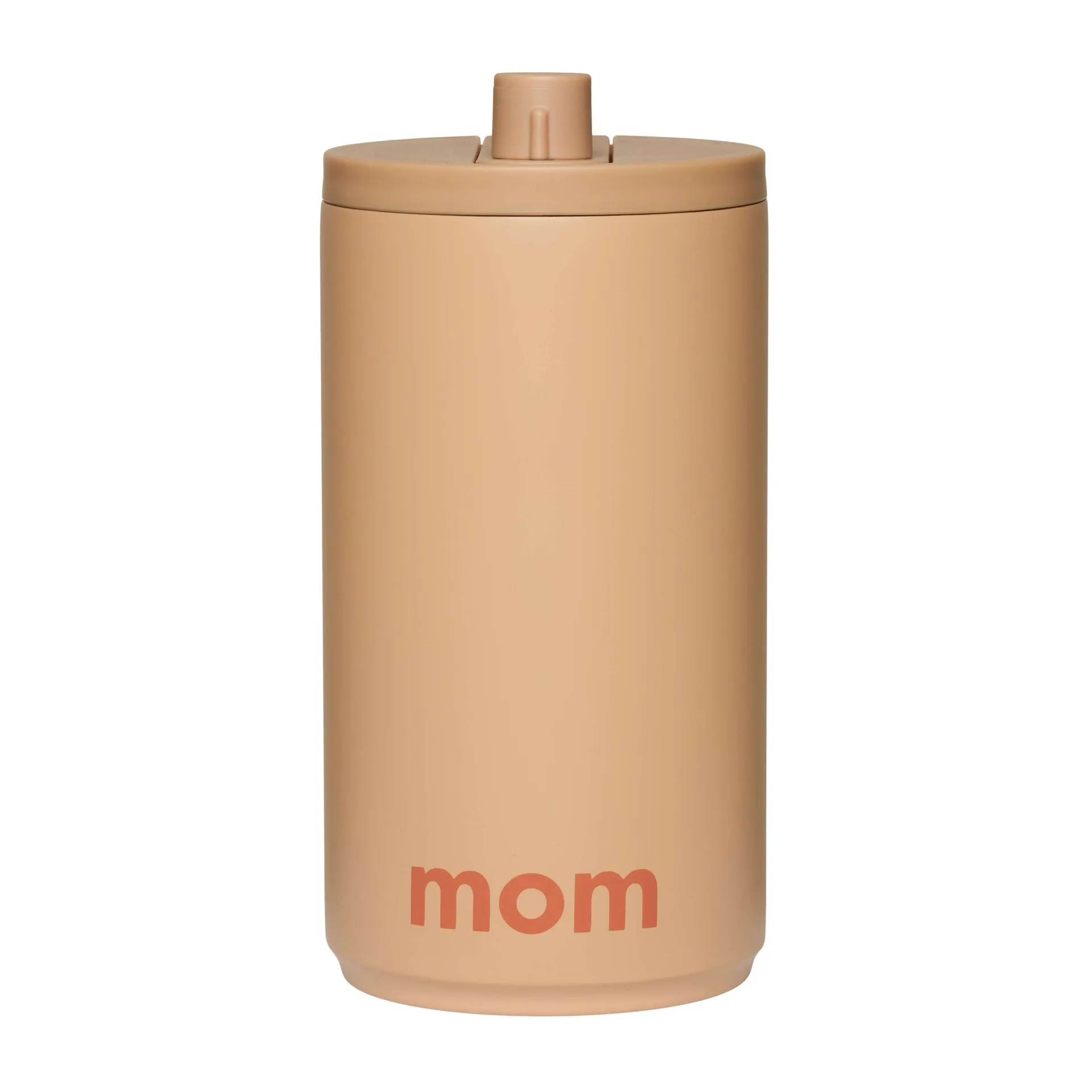 Mugg à emporter 35 cl Design Letters, Mom-beige Design Letters