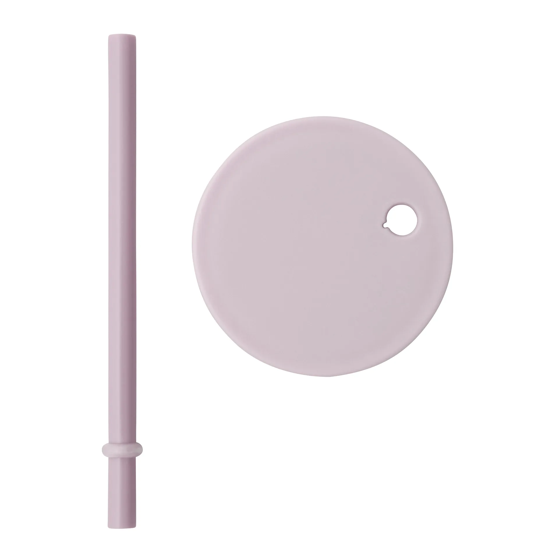 Pailles avec couvercle Design Letters, Lavende Design Letters