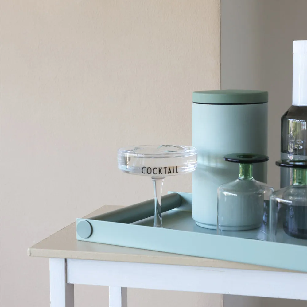 Ray Plateau de service large, Frosty Design Letters