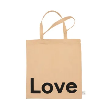 Sac Tote bag Design Letters - Love-beige - Design Letters