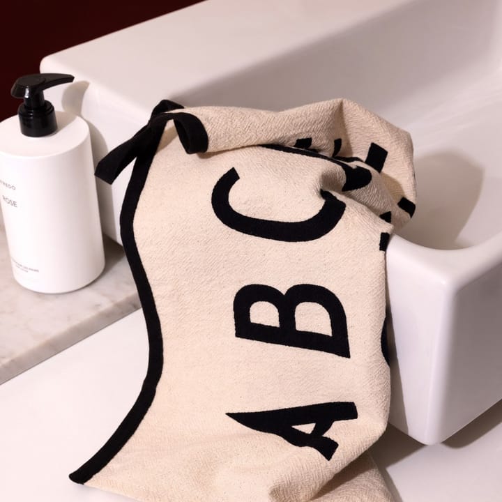 Serviette de cuisine Design Letters Premium classic 50x70 cm, ABC-noir Design Letters