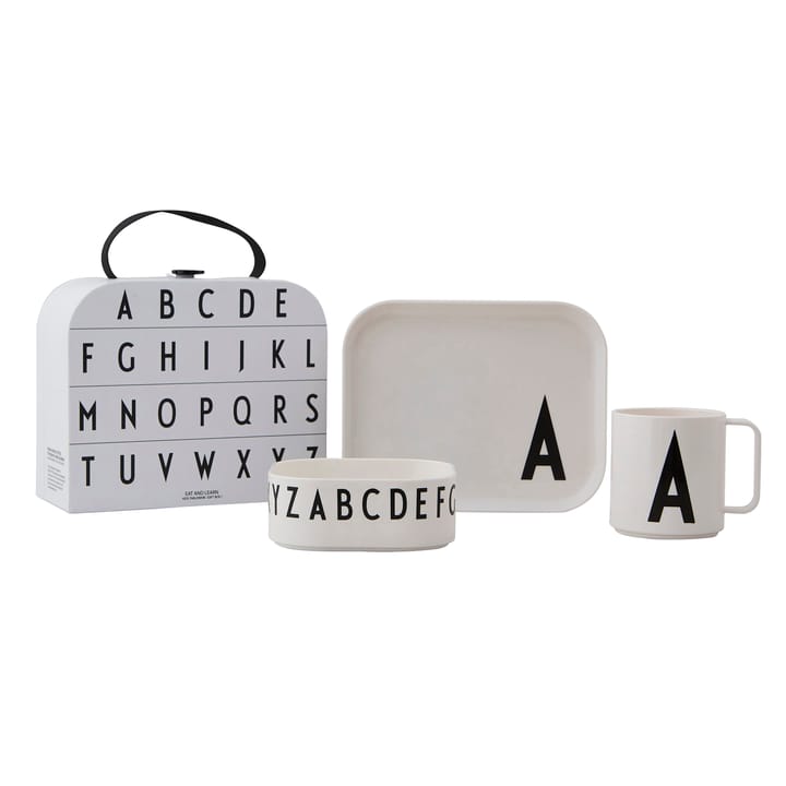 Set de vaisselle enfant Design Letters - A - Design Letters