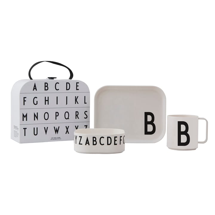 Set de vaisselle enfant Design Letters - B - Design Letters