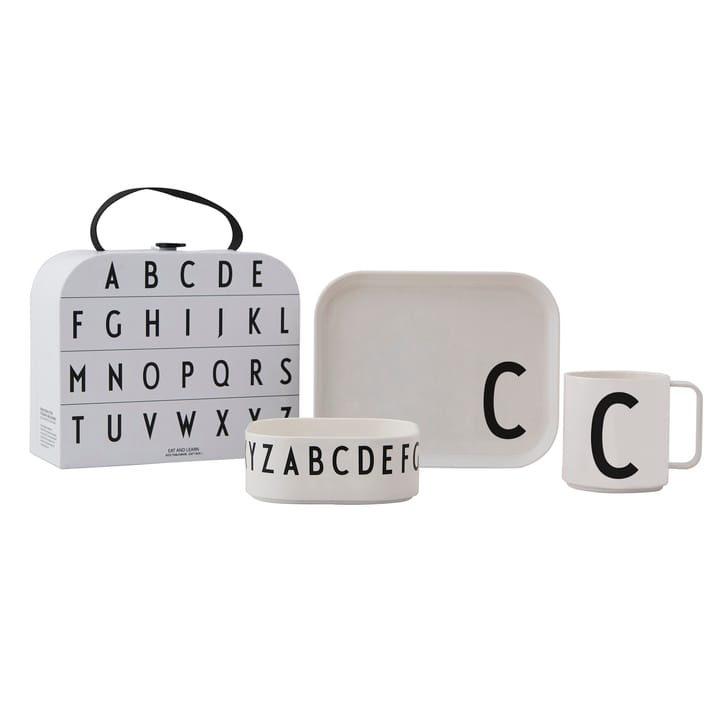 Set de vaisselle enfant Design Letters - C - Design Letters