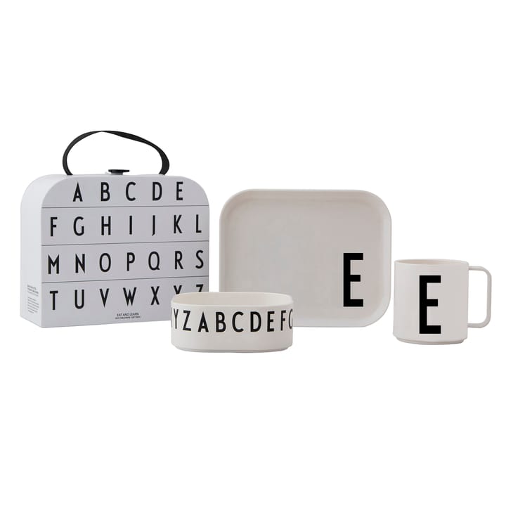 Set de vaisselle enfant Design Letters - E - Design Letters