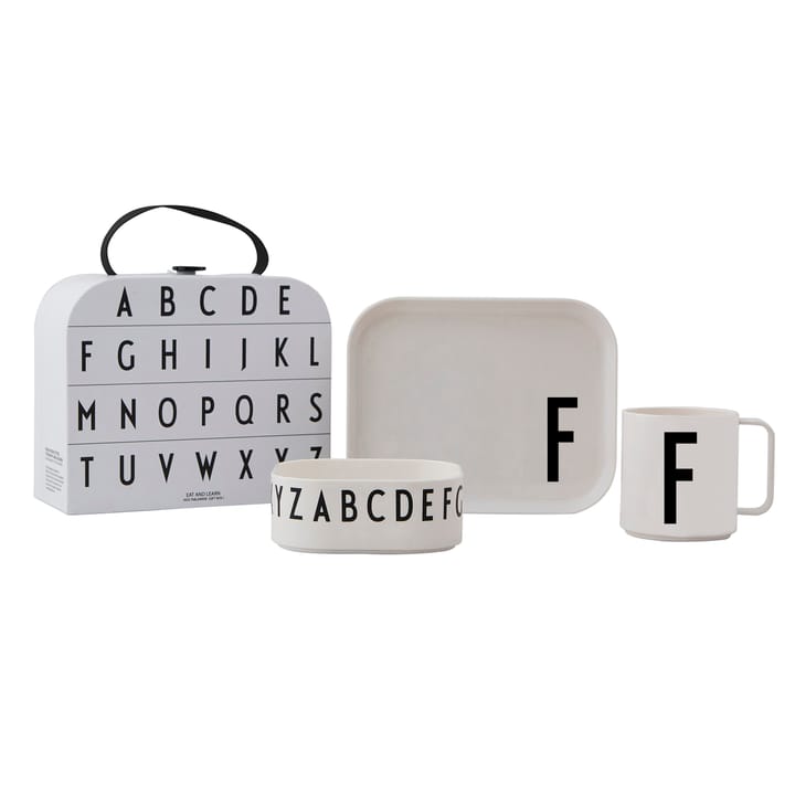 Set de vaisselle enfant Design Letters - F - Design Letters