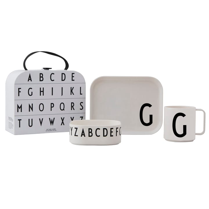 Set de vaisselle enfant Design Letters - G - Design Letters