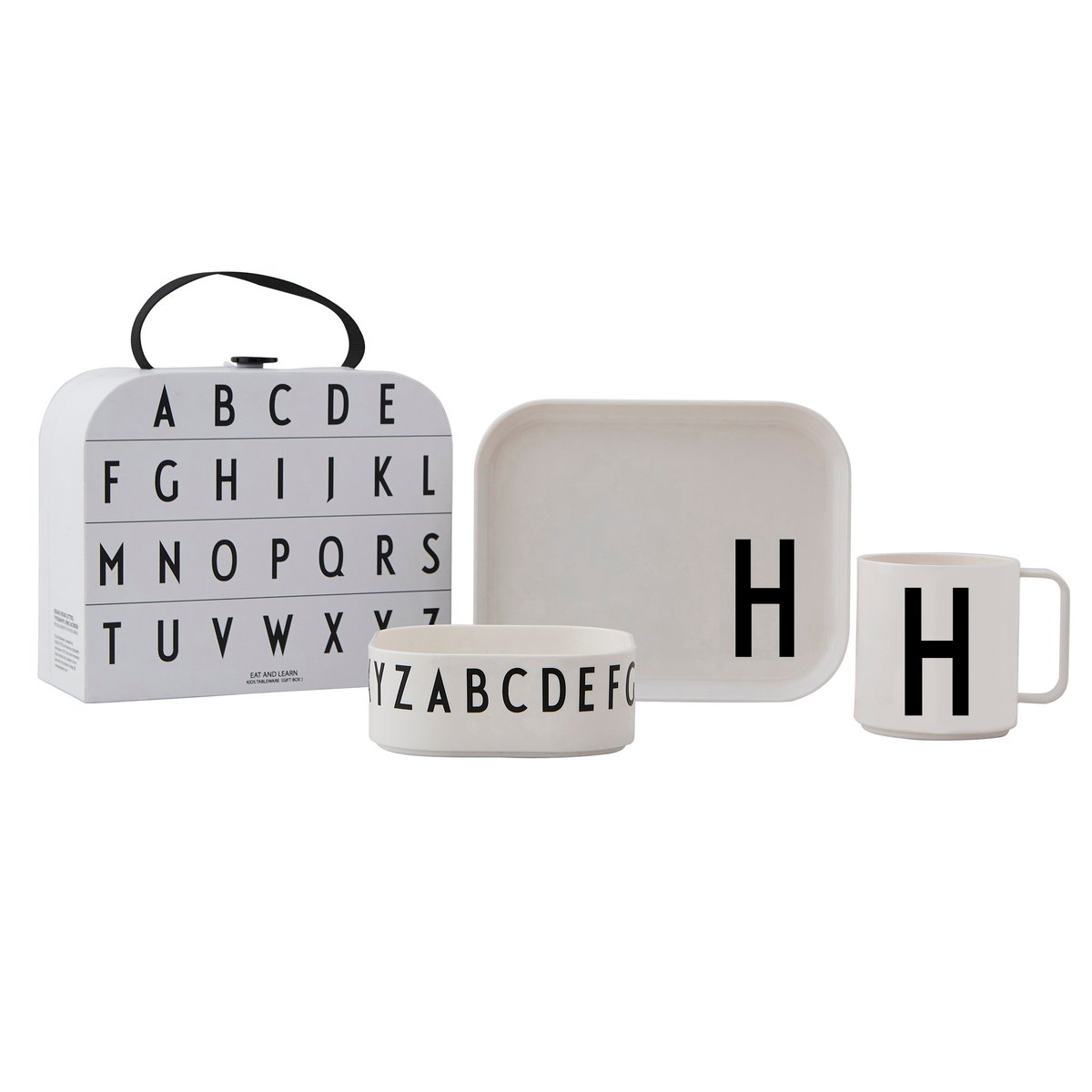 Design Letters Set de vaisselle enfant Design Letters H