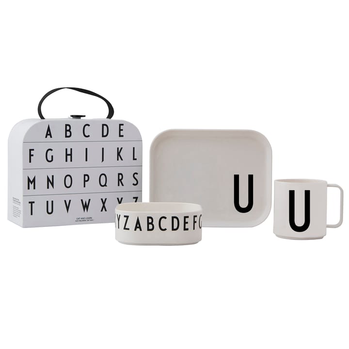 Set de vaisselle enfant Design Letters - U - Design Letters