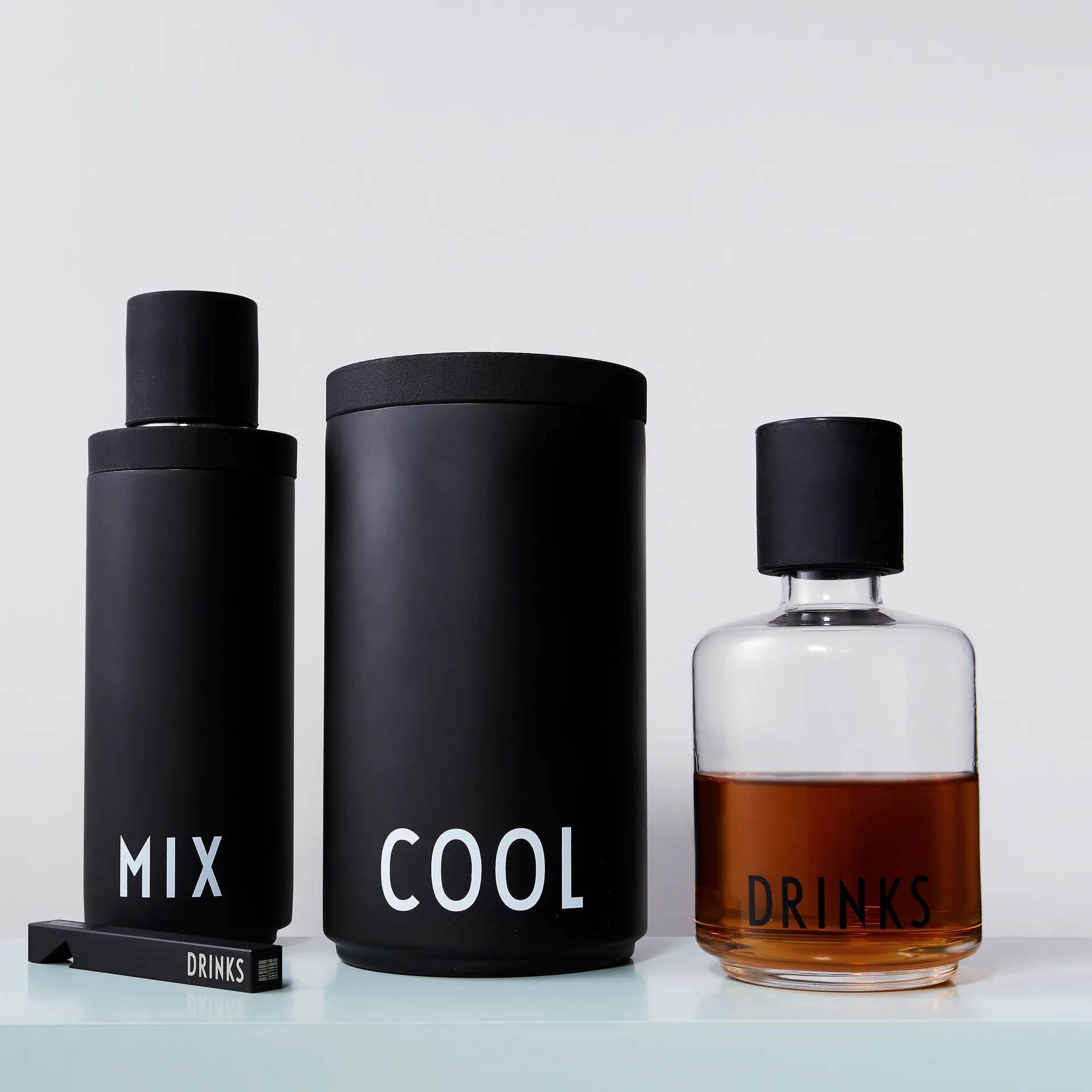 Shaker noir Design Letters, 23 cm Design Letters