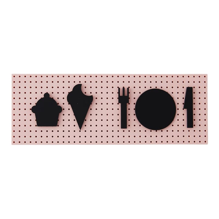 Symboles Design Letters Foodie - Noir - Design Letters