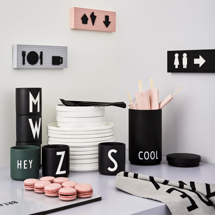 Symboles Design Letters Foodie - Noir - Design Letters