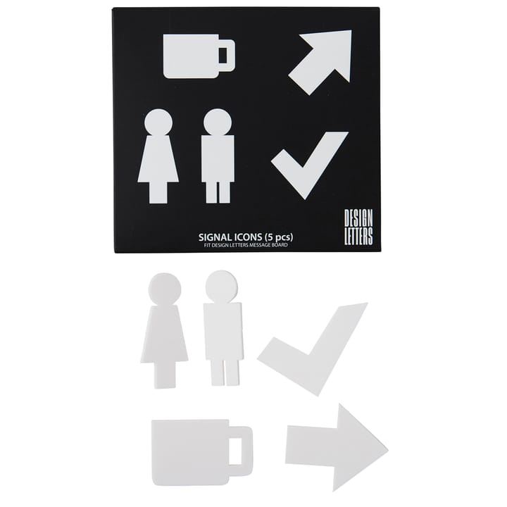 Symboles Design Letters Signal - Blanc - Design Letters