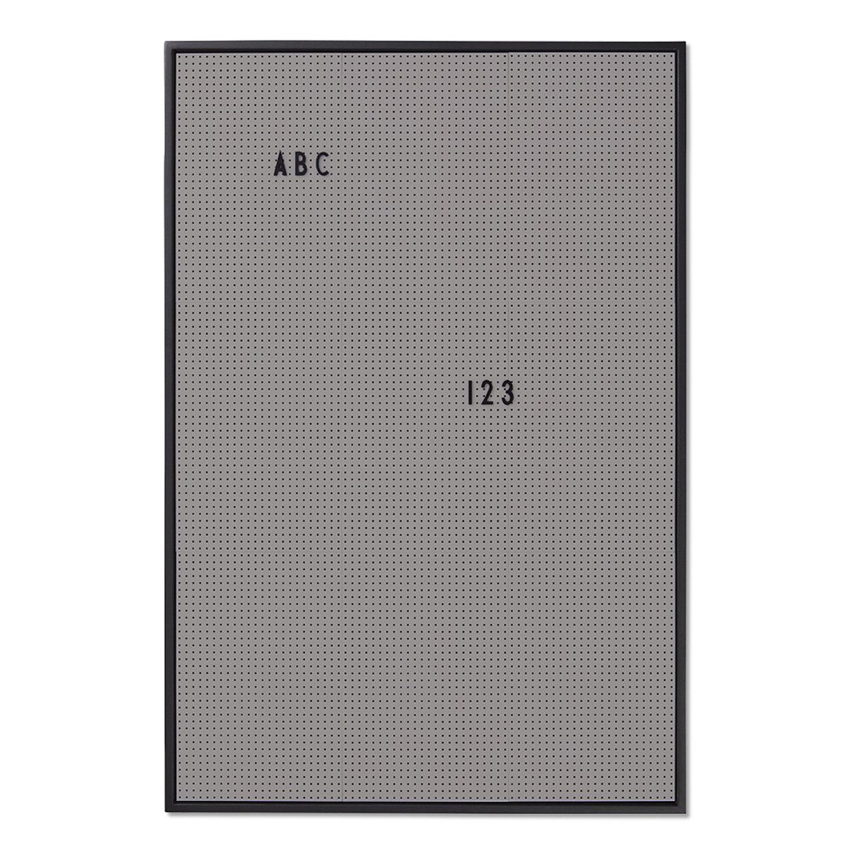 Design Letters Tableau Design Letters A2 gris clair