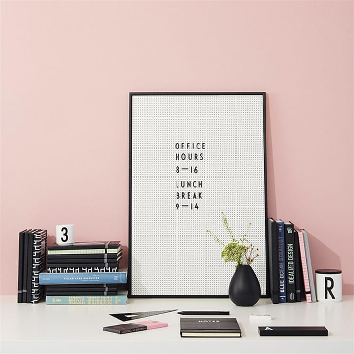 Tableau Design Letters A2, gris Design Letters