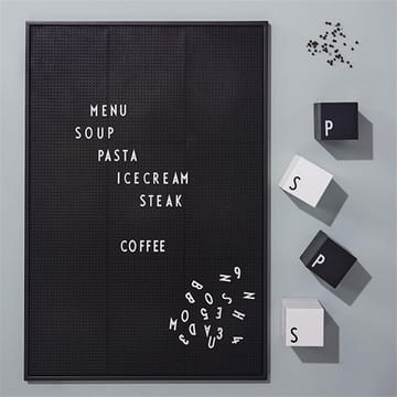 Tableau Design Letters A2 - noir - Design Letters