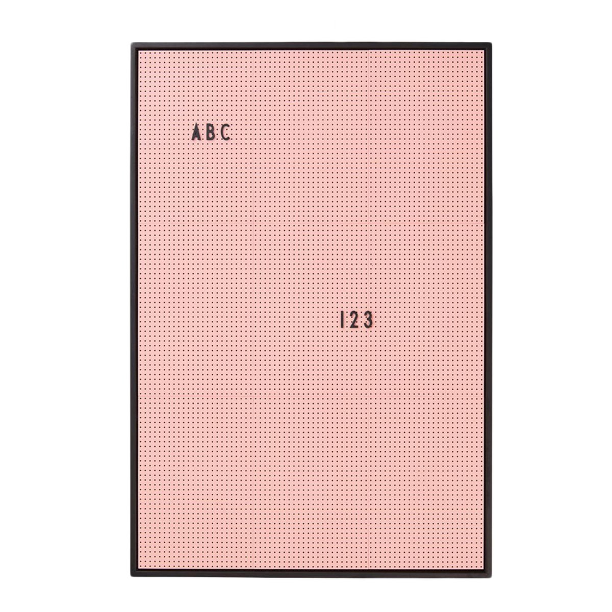 Design Letters Tableau Design Letters A2 rose | Design Scandinave | Tableaux mémo | Rose