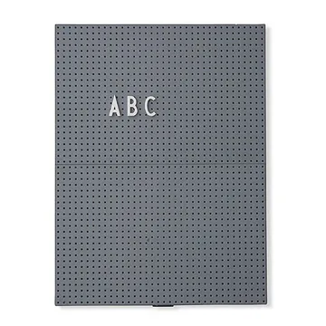Tableau pour lettres A4 Design Letters - gris foncé - Design Letters