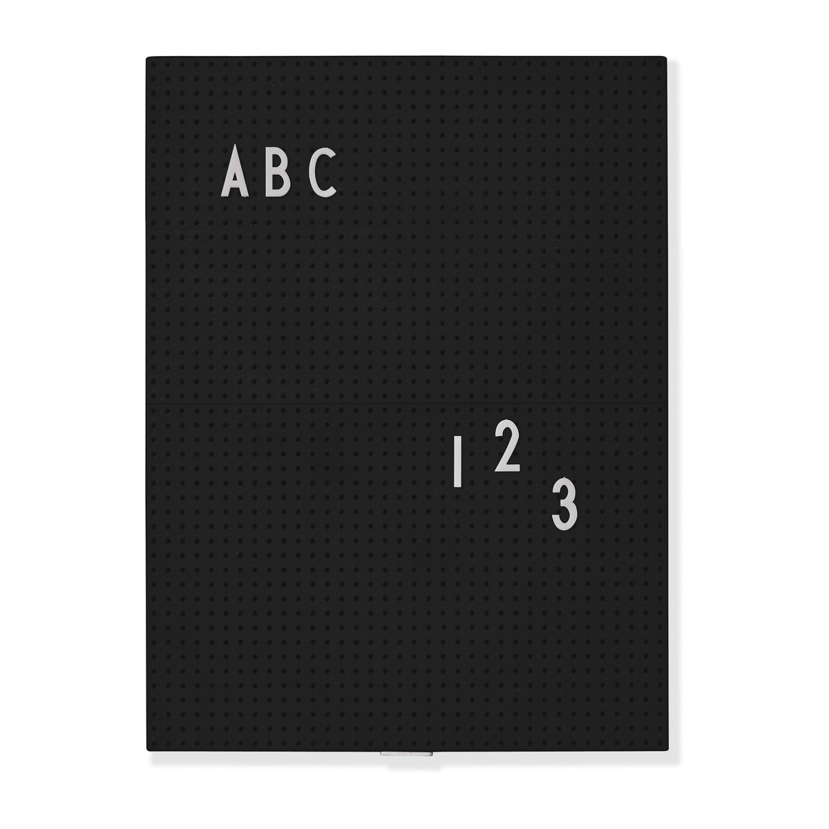 Design Letters Tableau pour lettres A4 Design Letters Noir