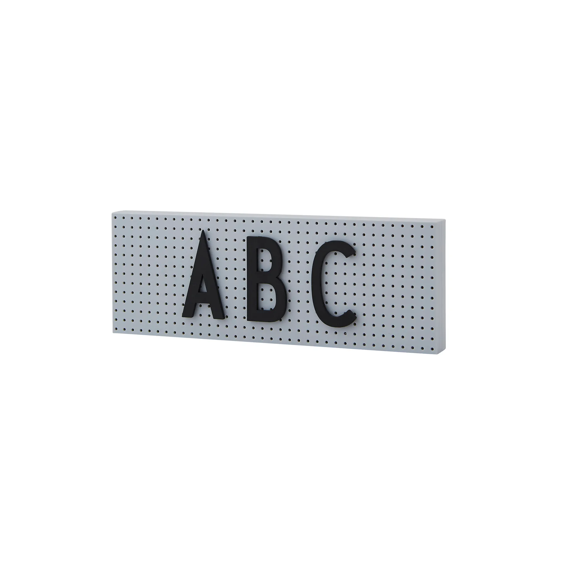 Tableau pour lettres Design Letters petit, gris Design Letters