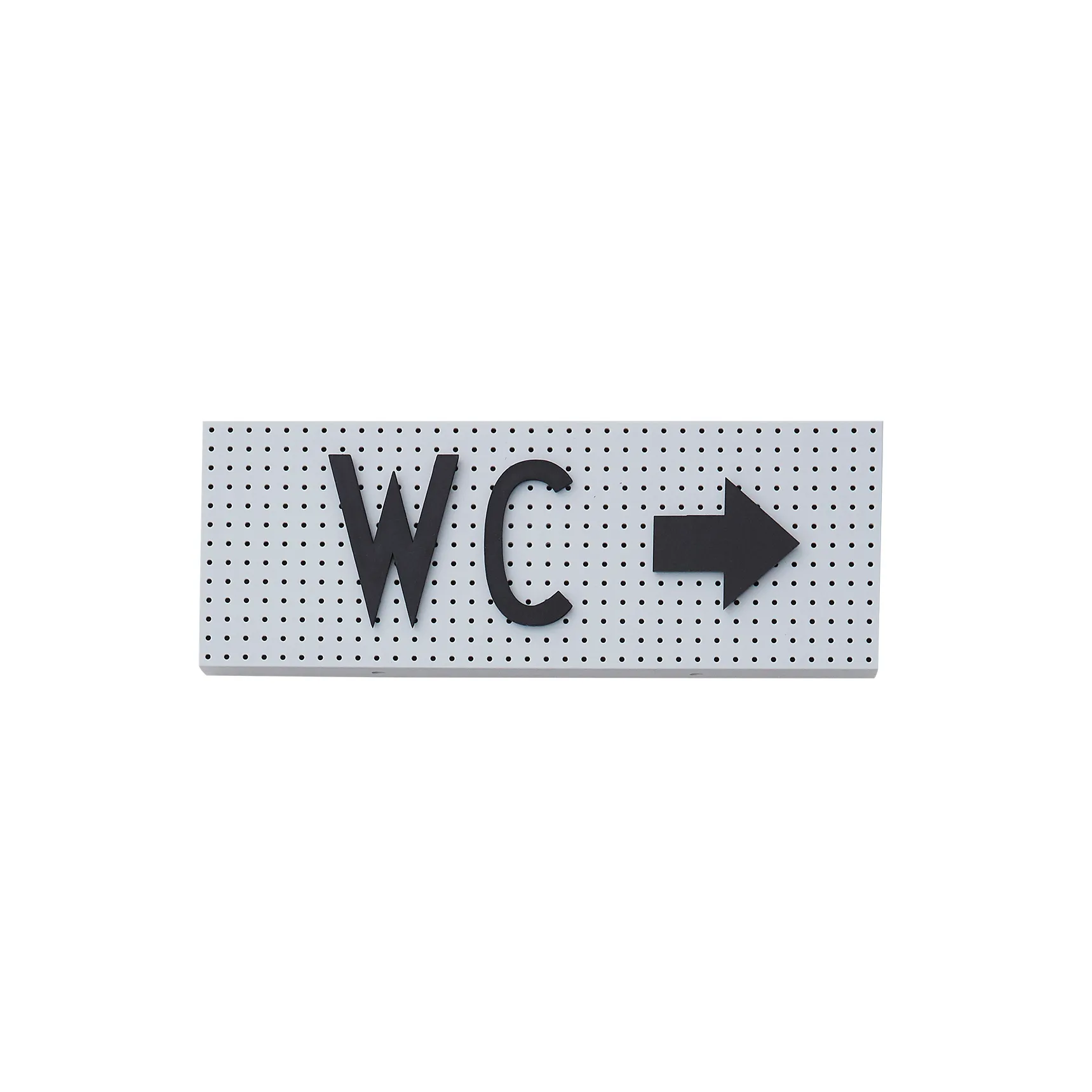 Tableau pour lettres Design Letters petit, gris Design Letters