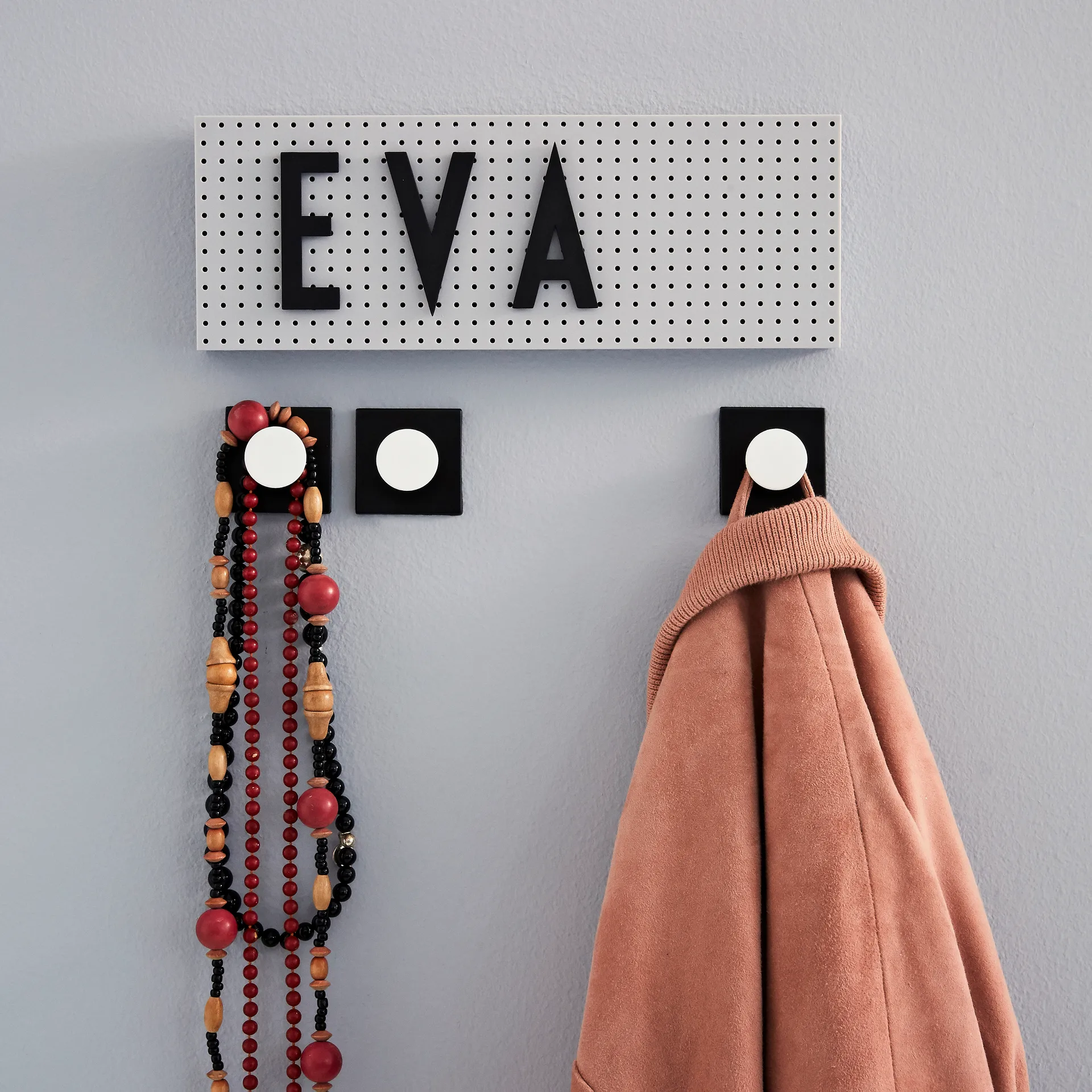 Tableau pour lettres Design Letters petit, gris Design Letters
