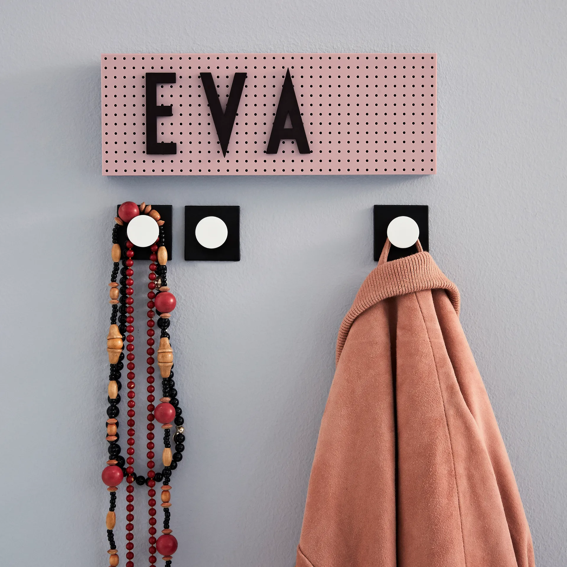 Tableau pour lettres Design Letters petit, rose Design Letters