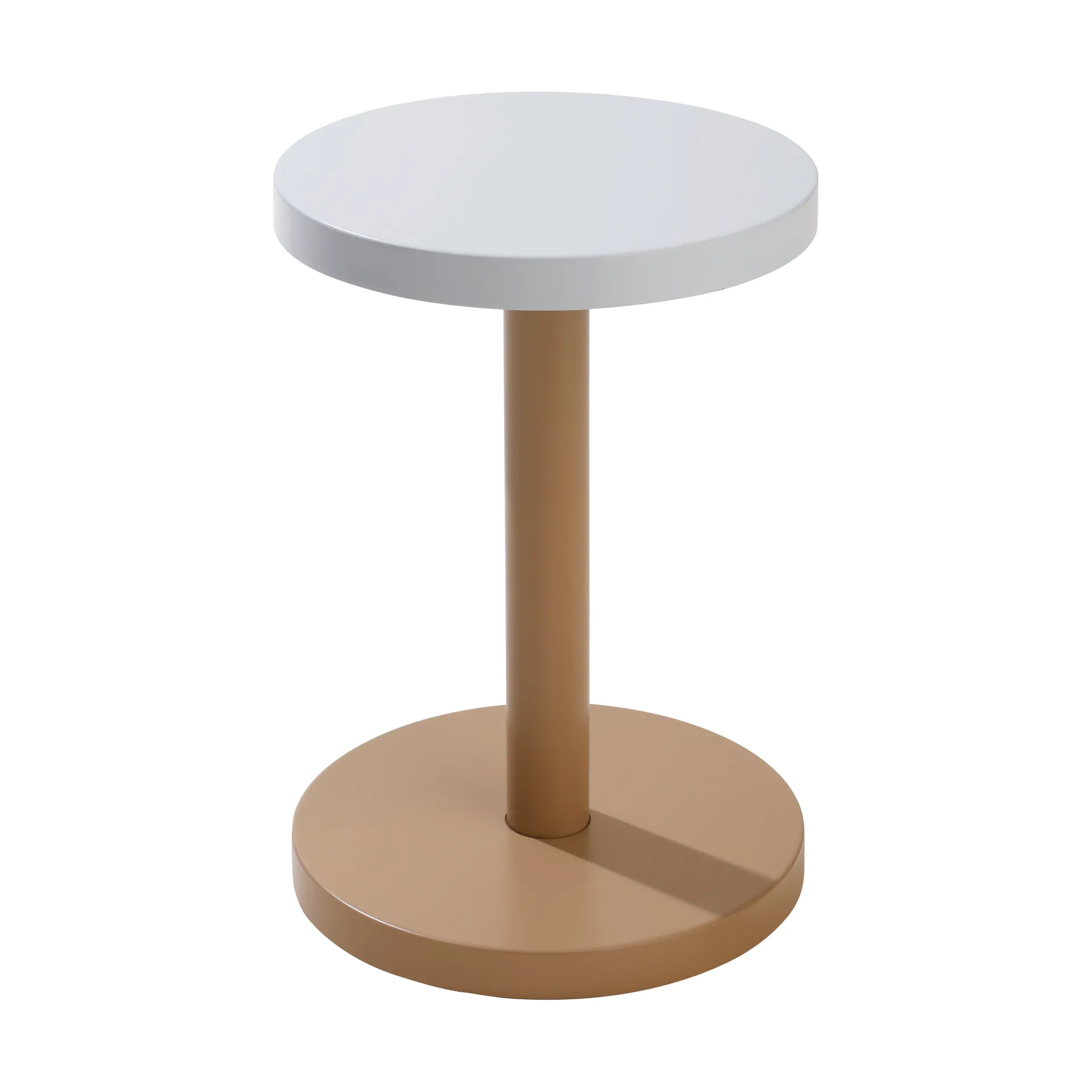 Tabouret Stord Ø31x45 cm, Beige Design Letters