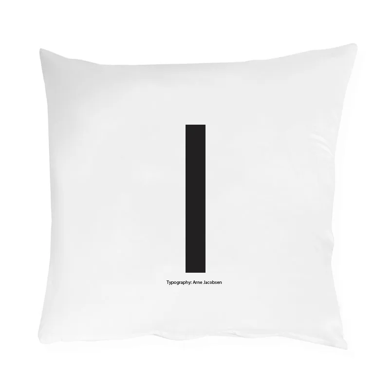 Taie d'oreiller Design Letters 60x50 cm, I Design Letters