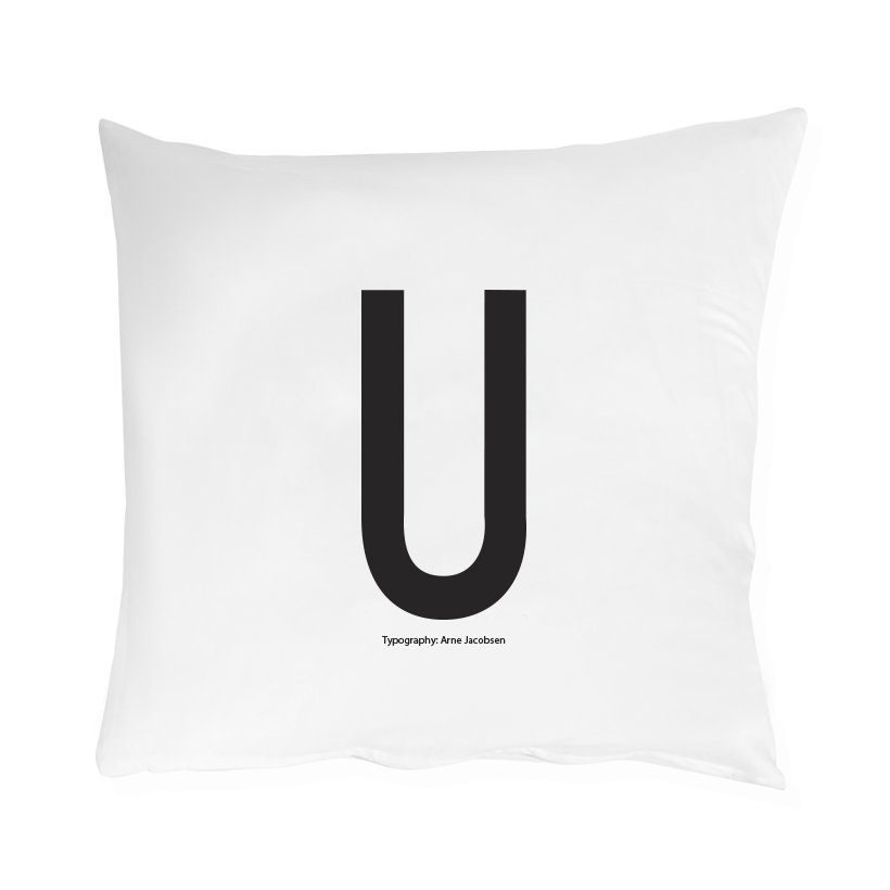 Design Letters Taie d'oreiller Design Letters 60x50 cm U