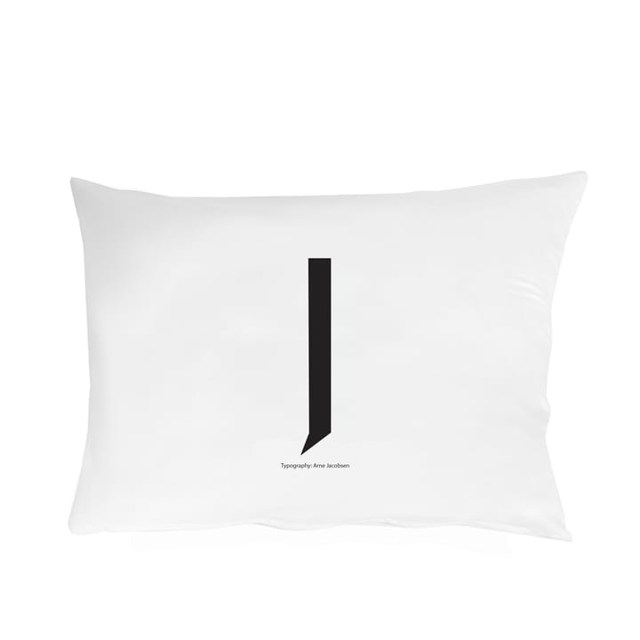 Taie d'oreiller Design Letters 70x50 cm - J - Design Letters