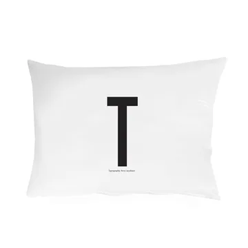Taie d'oreiller Design Letters 70x50 cm - T - Design Letters