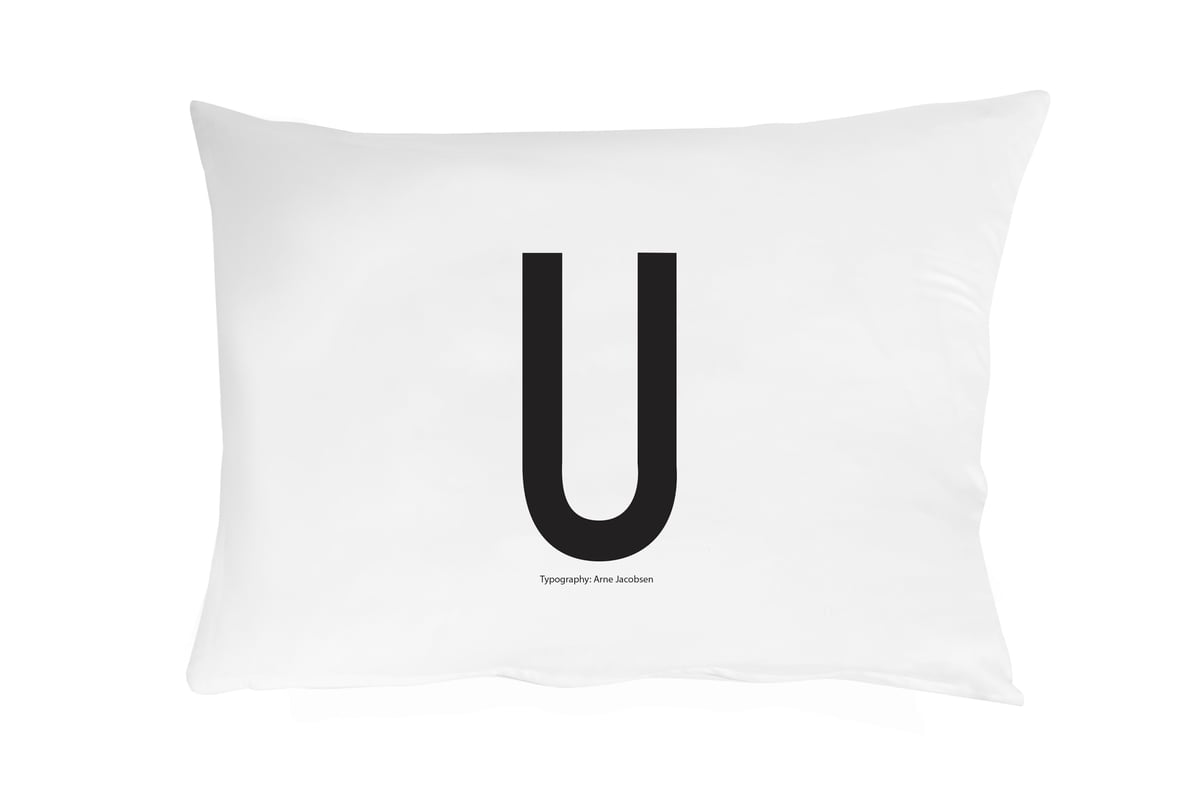 Design Letters Taie d'oreiller Design Letters 70x50 cm U